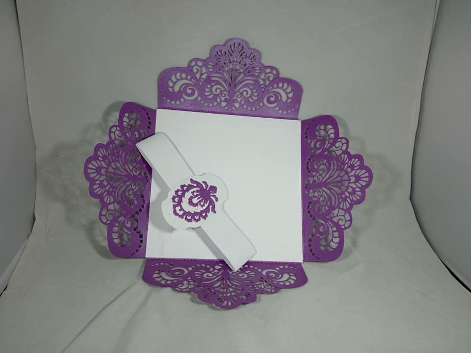 Square fold Lace 4